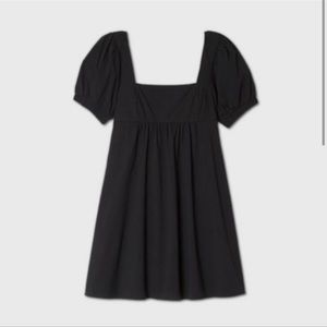 Wild fable black puff sleeve dress